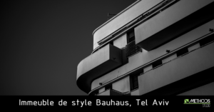 Photo d'un immeuble à Tel Aviv de style Bauhaus